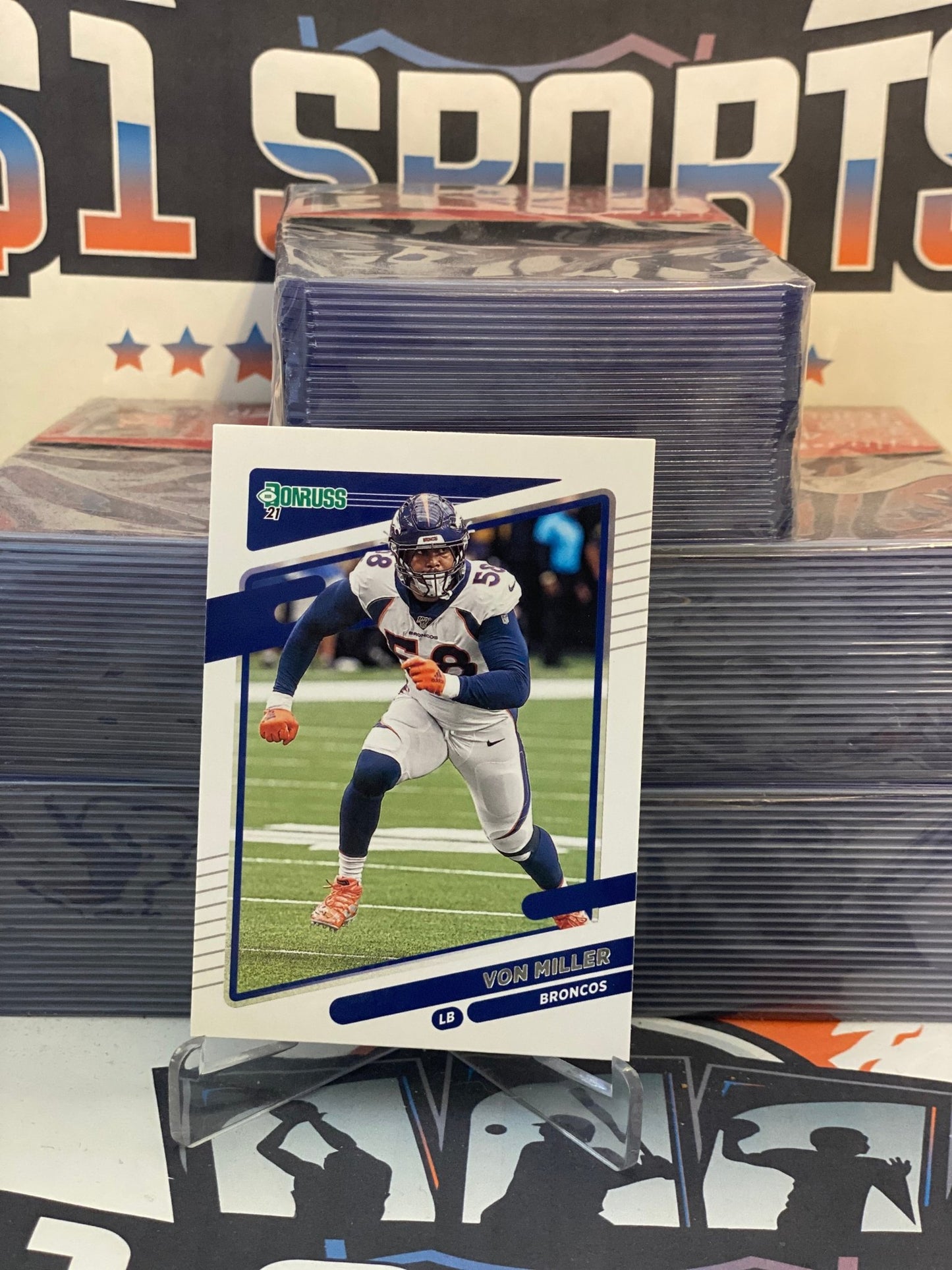 2021 DONRUSS VON MILLER DENVER BRONCOS #181