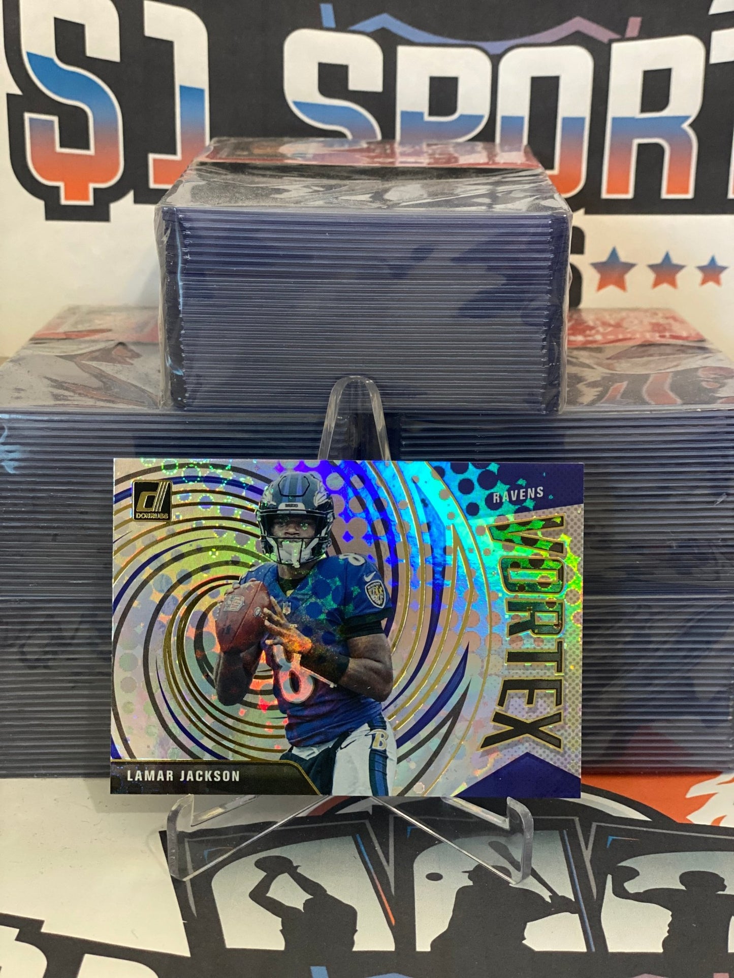 2021 Donruss (Vortex) Lamar Jackson #VTX-LJA