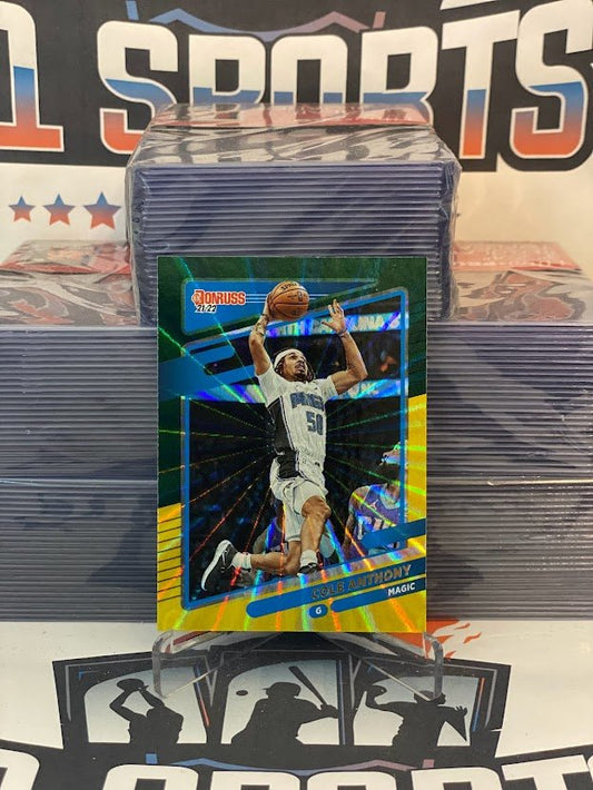2021 Donruss (Yellow Green Laser) Cole Anthony #160
