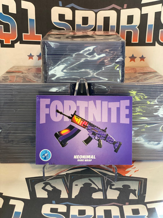 2021 Fortnite Series 3 (Wraps) Neonimal / Ocean Wave Rare Wrap #W28