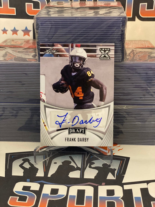 2021 Leaf Draft (Auto) Frank Darby Rookie #BA-FDI