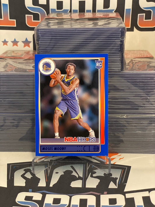 2021 NBA Hoops (Blue) Moses Moody Rookie #229
