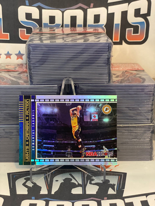 2021 NBA Hoops (Holo, Lights Camera Action) Domantas Sabonis #25