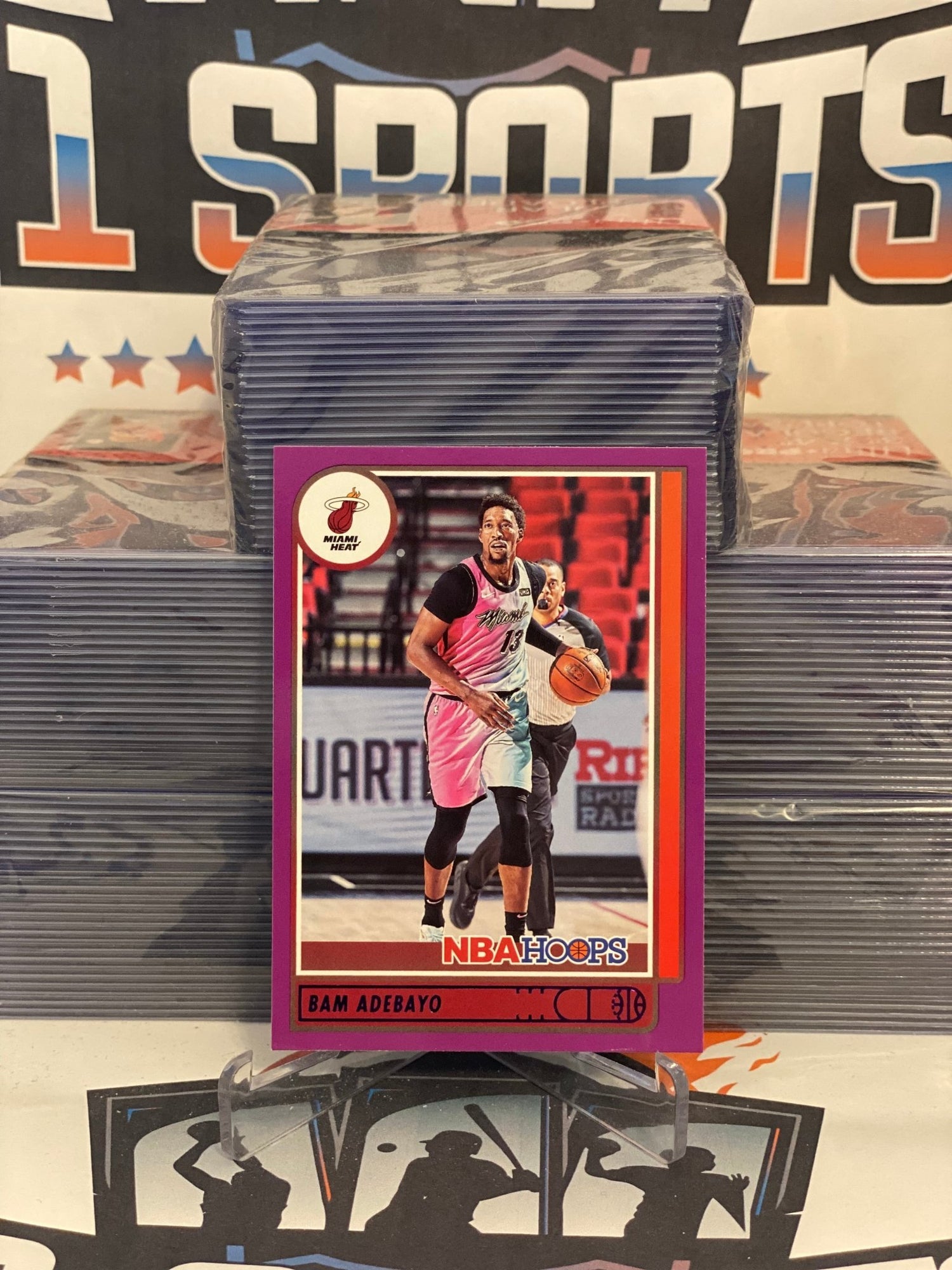 2021 NBA Hoops (Purple) Bam Adebayo #20