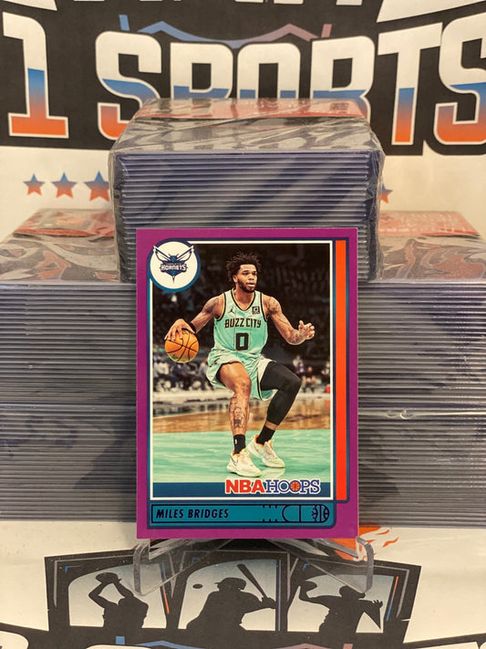 2021 NBA Hoops (Purple) Miles Bridges #190