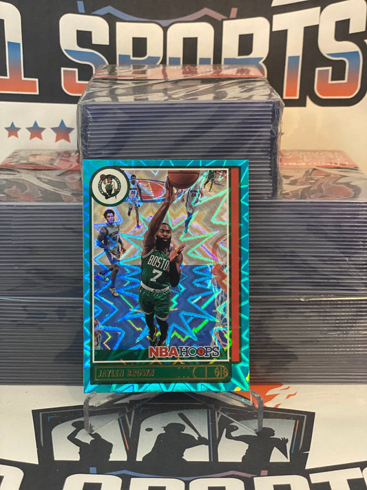 2021 NBA Hoops (Teal Explosion) Jaylen Brown #9