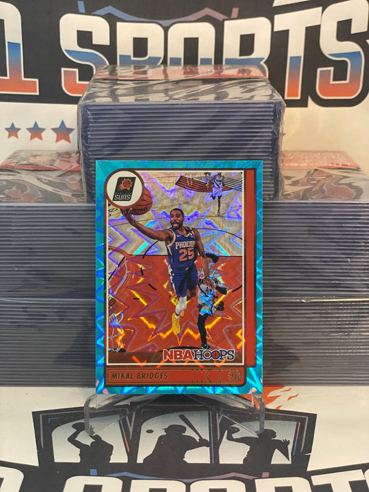 2021 NBA Hoops (Teal Explosion) Mikal Bridges #16