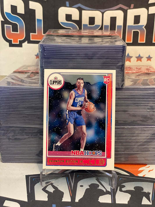 2021 NBA Hoops Winter Brandon Boston Rookie #233