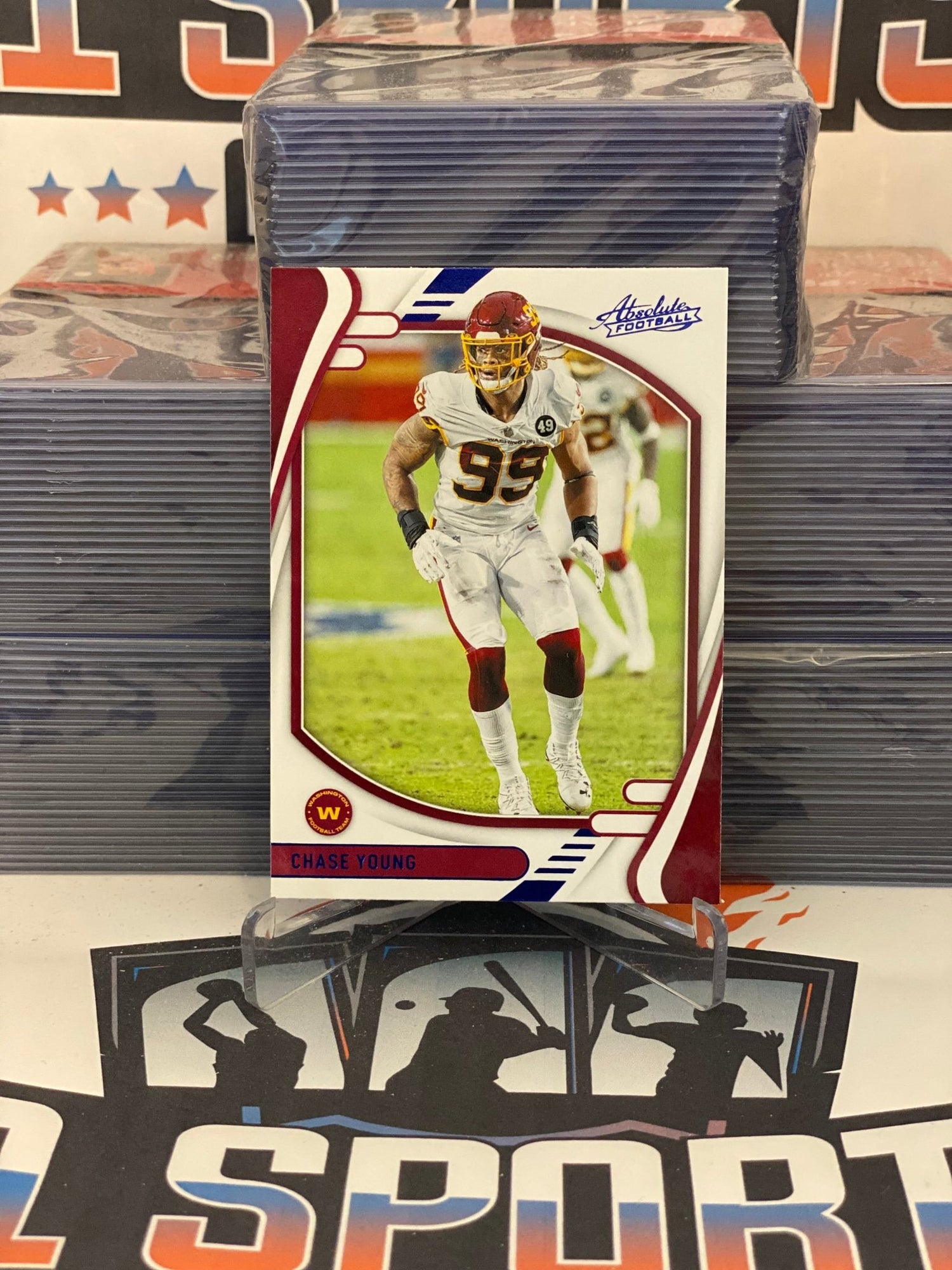2021 Panini Absolute (Blue) Chase Young #19