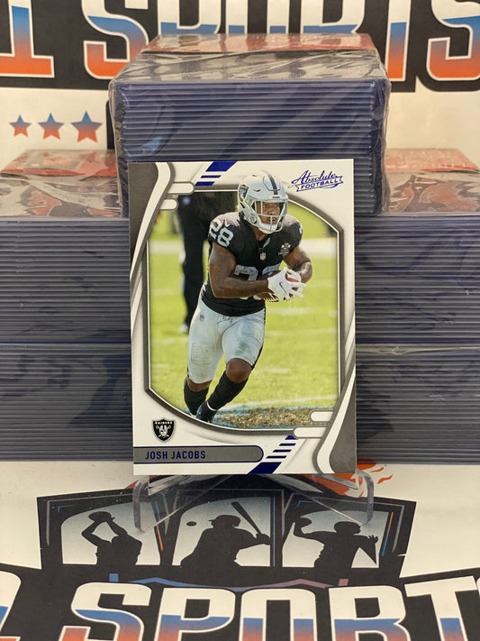 2021 Panini Absolute (Blue) Josh Jacobs #72