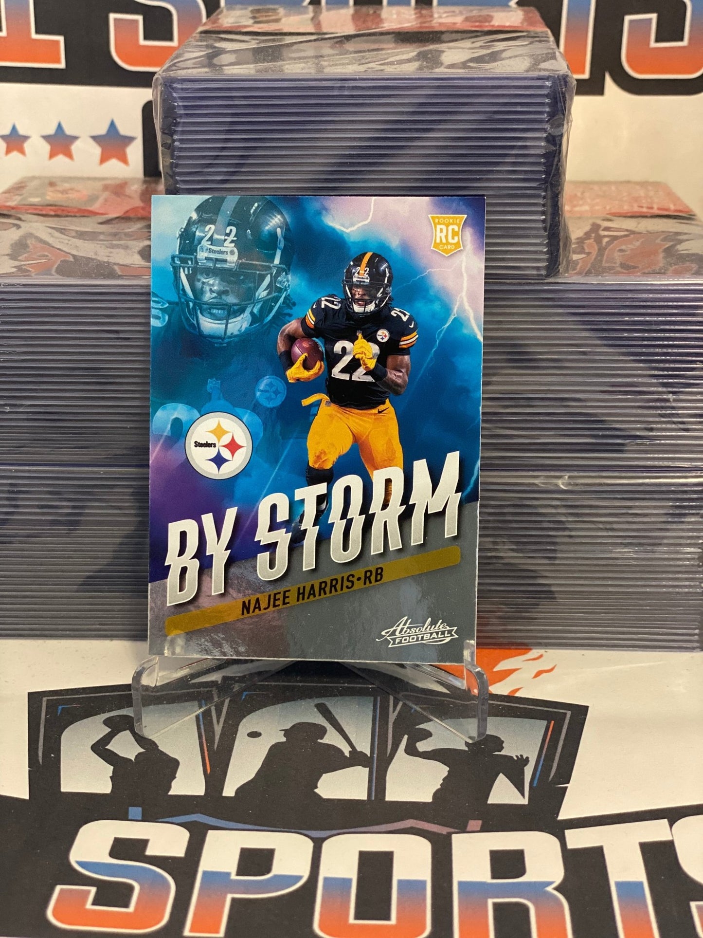 2021 Panini Absolute (By Storm) Najee Harris Rookie #BST-11