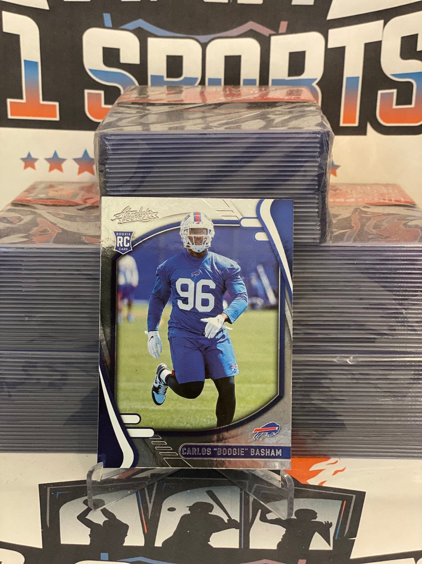 2021 Panini Absolute Carlos "Boogie" Basham Rookie #151