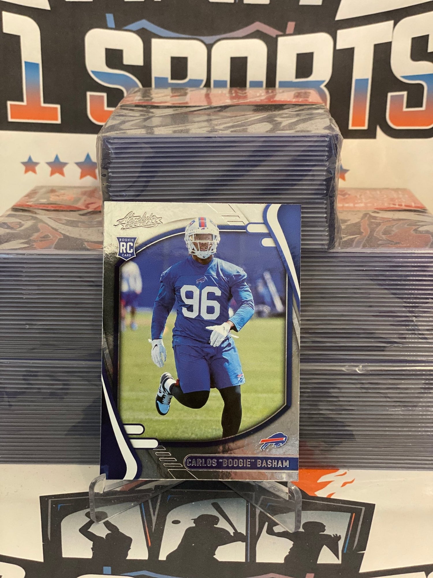 2021 Panini Absolute Carlos "Boogie" Basham Rookie #151