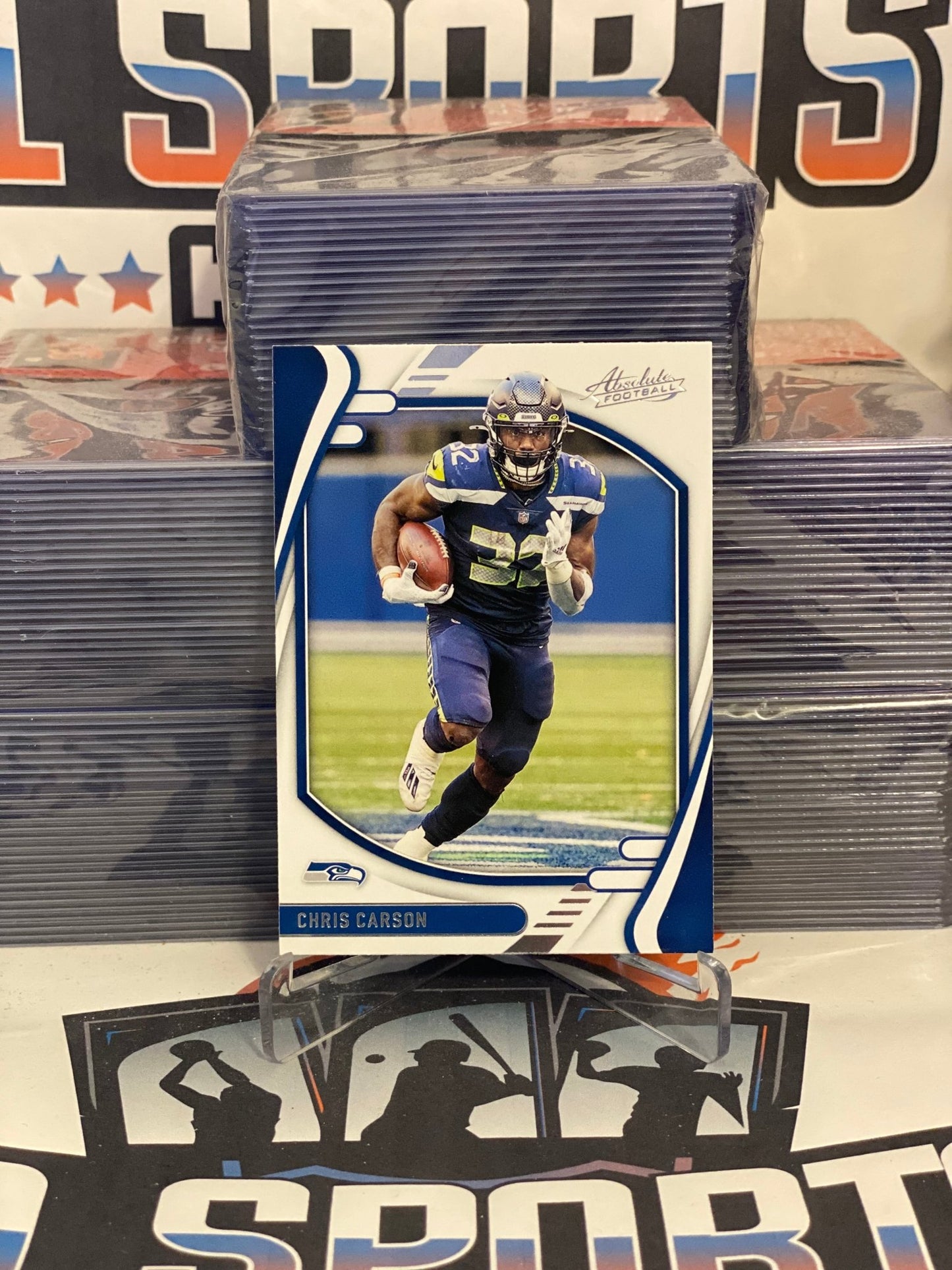 2021 Panini Absolute Chris Carson #87