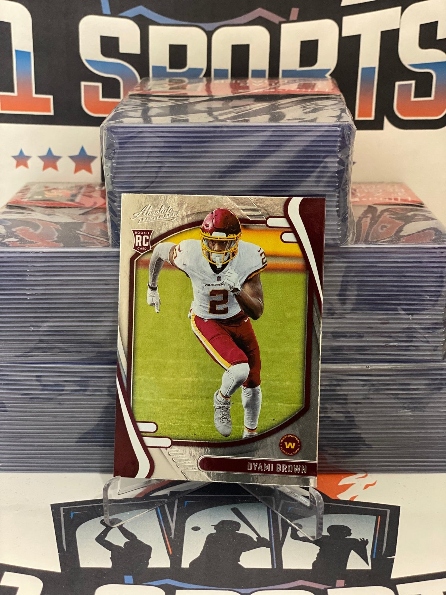 2021 Panini Absolute Dyami Brown Rookie #125 – $1 Sports Cards