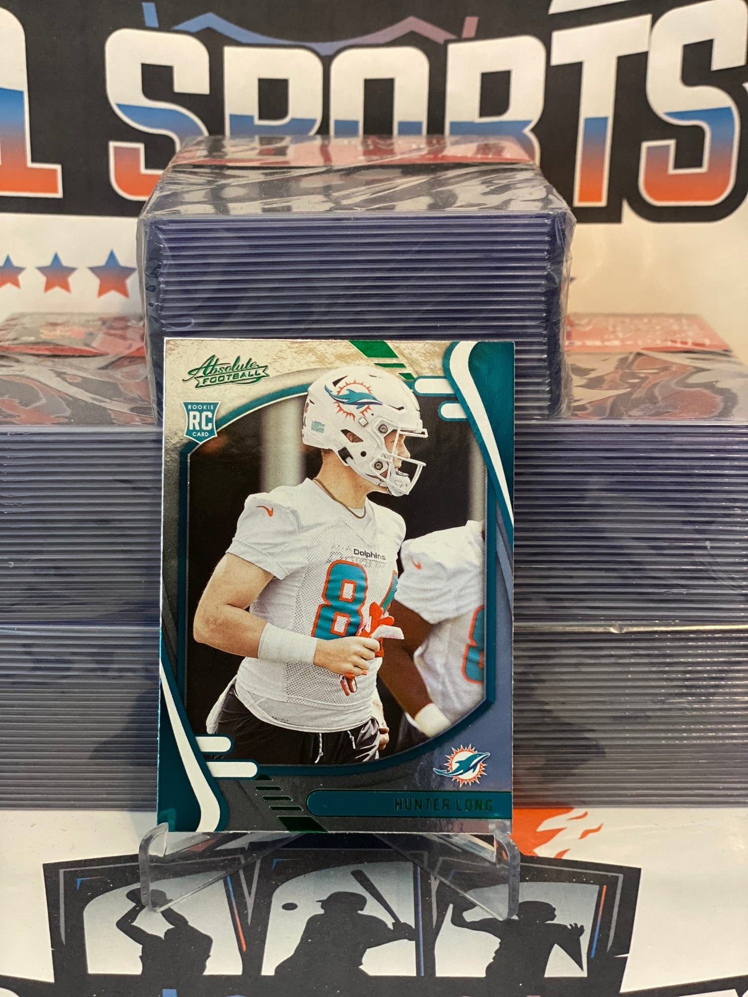 2021 Panini Absolute (Green) Hunter Long Rookie #173