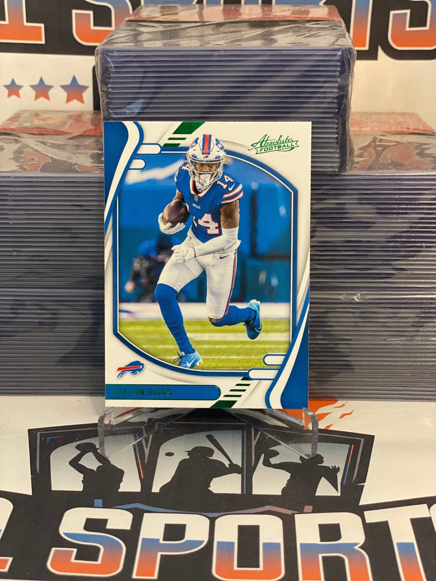 2021 Panini Absolute (Green) Stefon Diggs #37