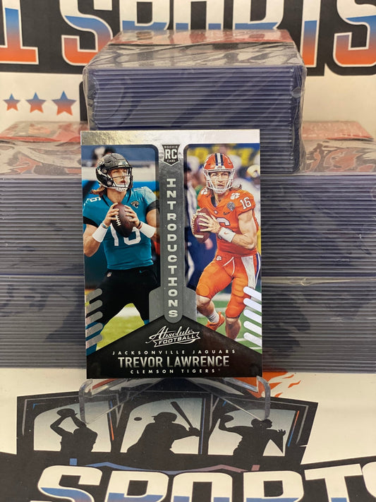 2021 Panini Absolute (Introductions) Trevor Lawrence Rookie #INT-1