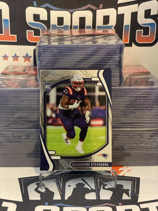 2021 Panini Absolute Rhamondre Stevenson Rookie #156