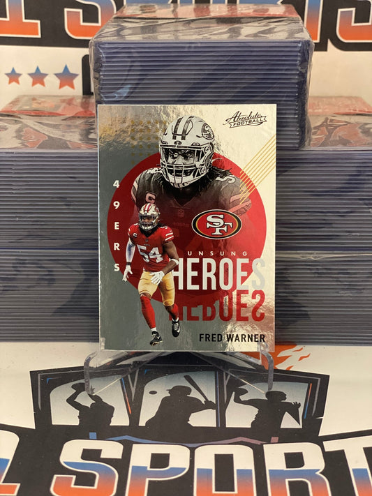 2021 Panini Absolute (Unsung Heroes) Fred Warner #UH5