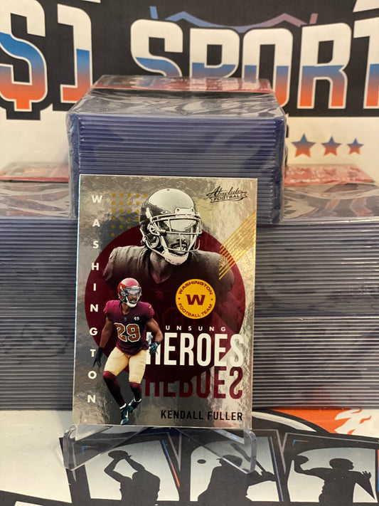 2021 Panini Absolute (Unsung Heroes) Kendall Fuller #UH17