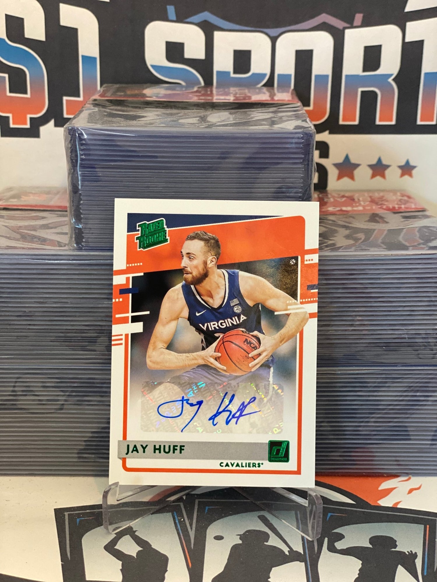 2021 Panini Chronicles Draft Picks (Donruss Rated Rookie Auto) Jay Huff #RR-JHU