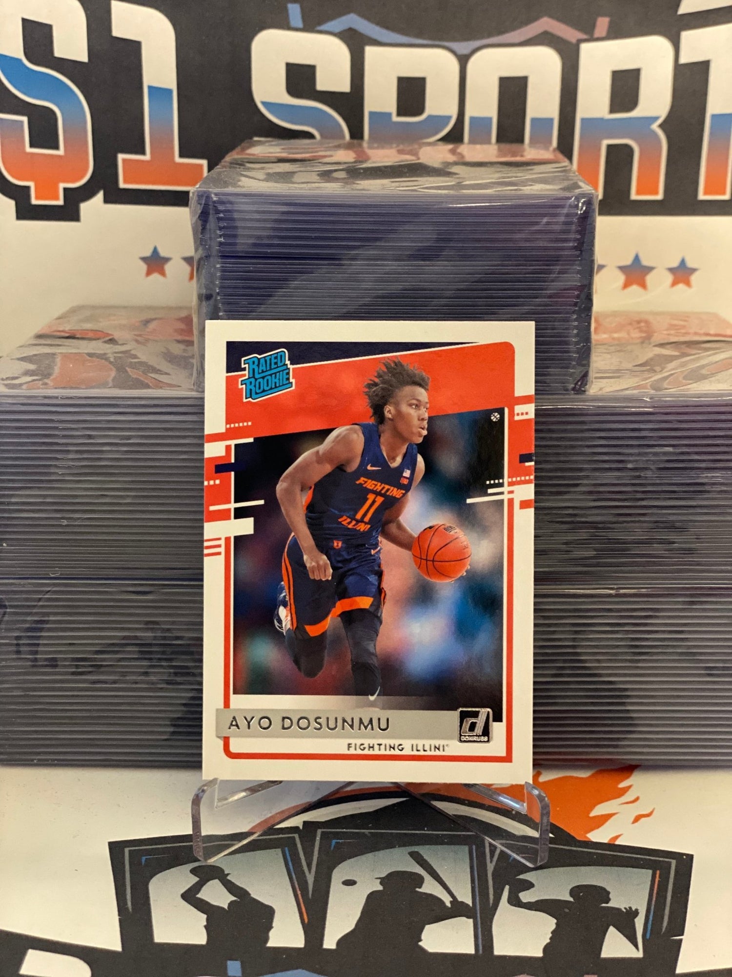 2021 Panini Chronicles Draft Picks (Donruss Rated Rookie) Ayo Dosunmu #44