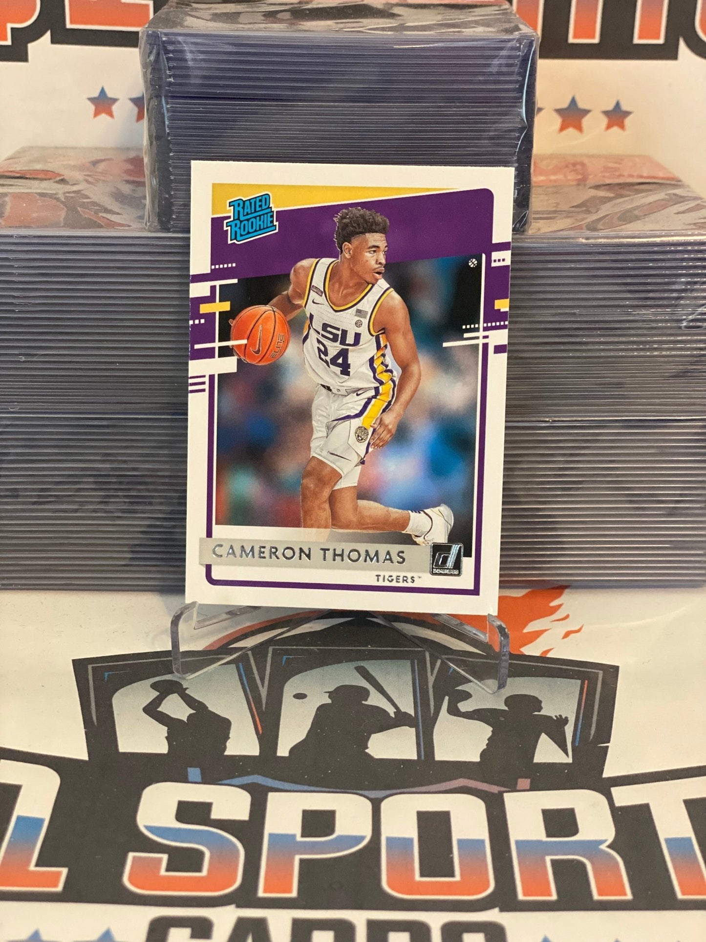 2021 Panini Chronicles Draft Picks (Donruss Rated Rookie) Cameron Thomas #40