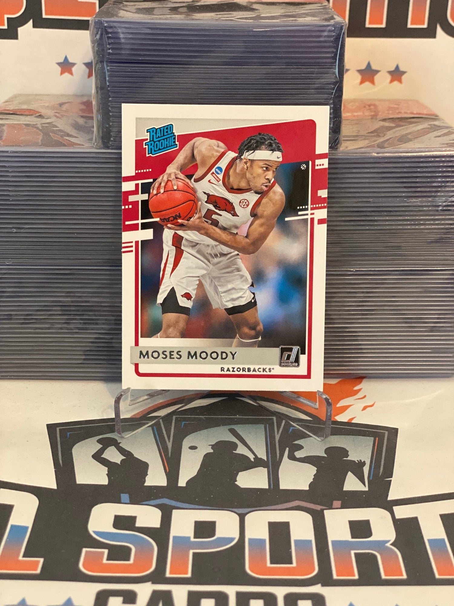 2021 Panini Chronicles Draft Picks (Donruss Rated Rookie) Moses Moody #36