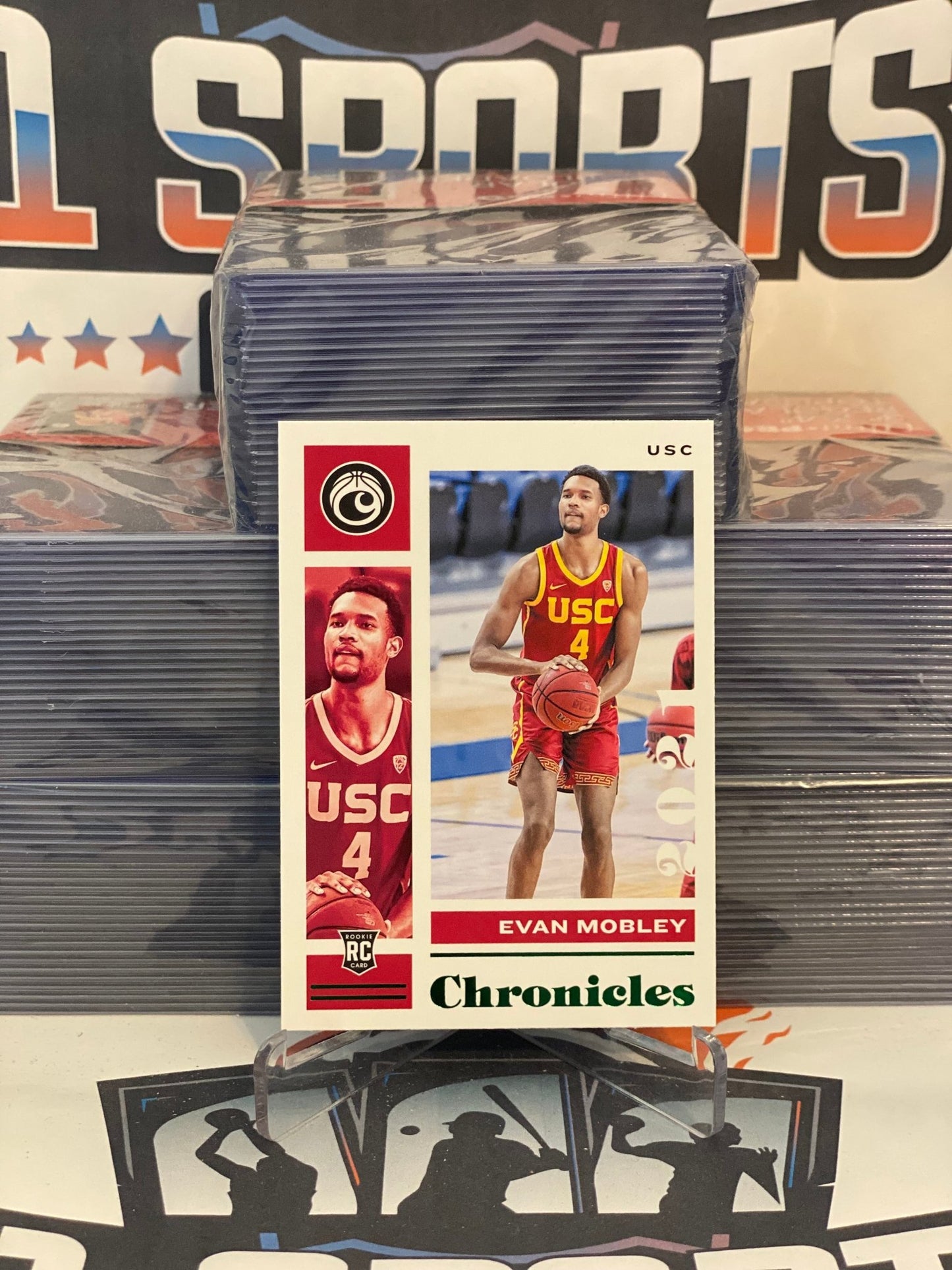 2021 Panini Chronicles Draft Picks (Green) Evan Mobley Rookie #2