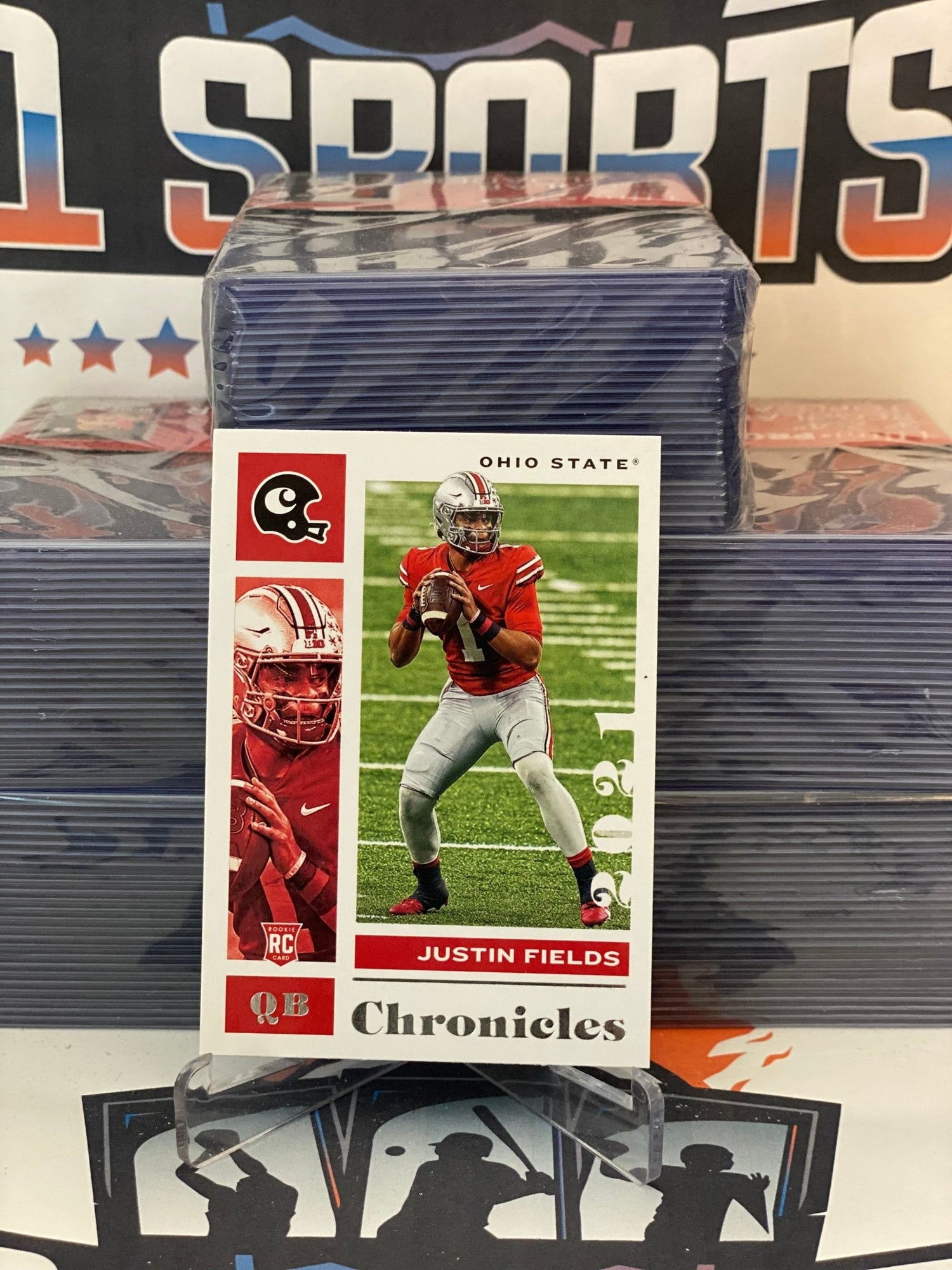2021 Panini Chronicles Draft Picks Justin Fields Rookie #2