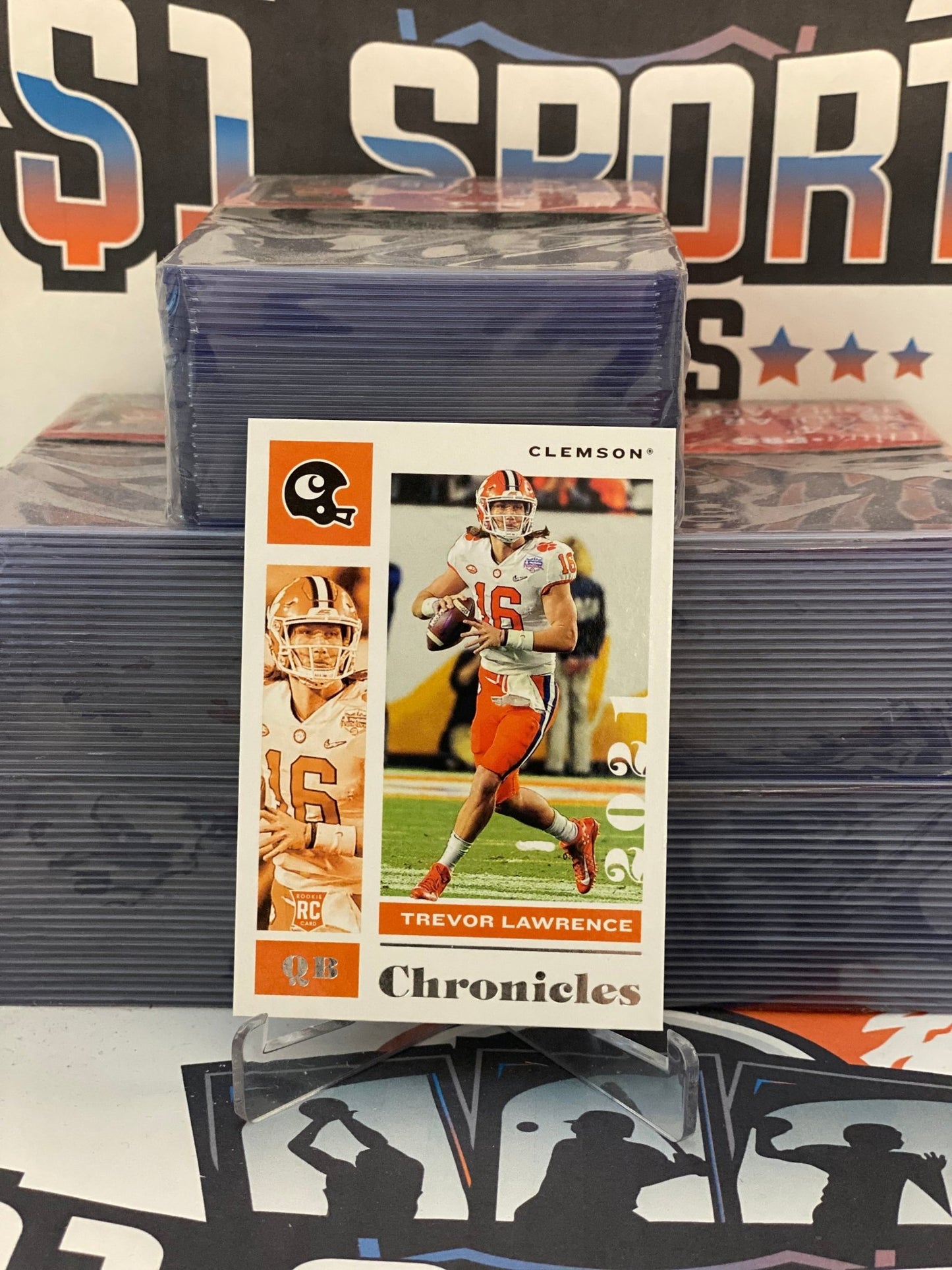 2021 Panini Chronicles Draft Picks Trevor Lawrence Rookie #1