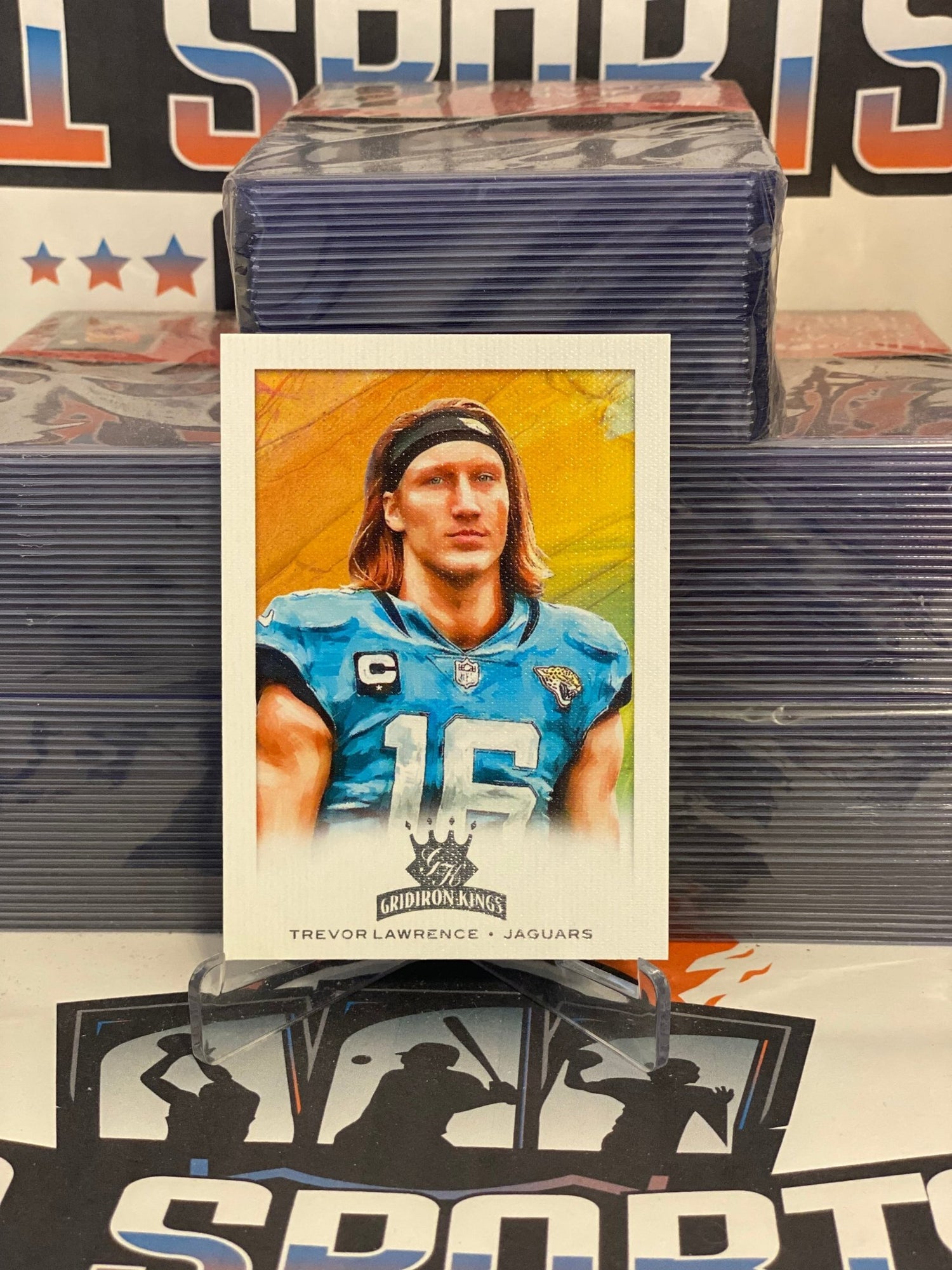 Trevor Lawrence Jacksonville Jaguars Autographed 2021 Panini Donruss Optic  Gridiron Kings #RGK-1 Beckett Fanatics Witnessed Authenticated Rookie Card  - Football Slabbed Autographed Rookie Cards at 's Sports Collectibles  Store