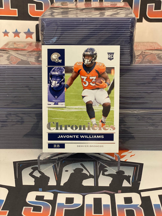 2021 Panini Chronicles Javonte Williams Rookie #31