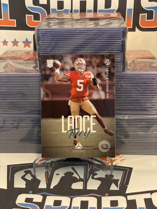 2021 Panini Chronicles (Luminance) Trey Lance Rookie #204