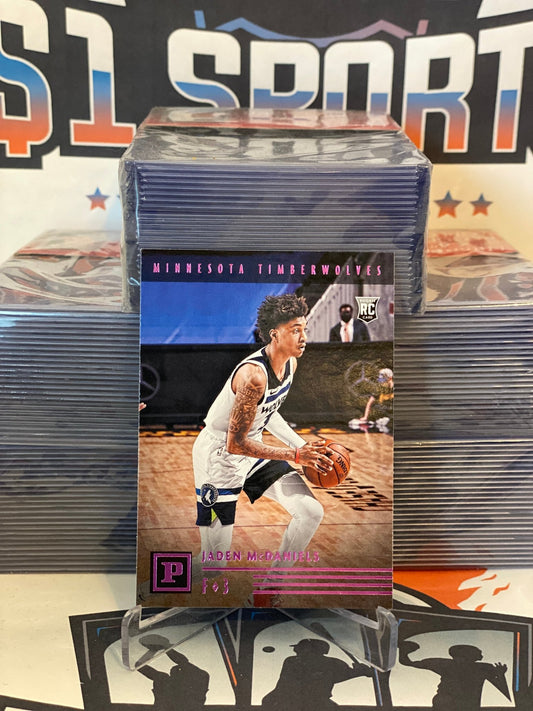 2021 Panini Chronicles (Pink, Panini) Jaden McDaniels Rookie #134