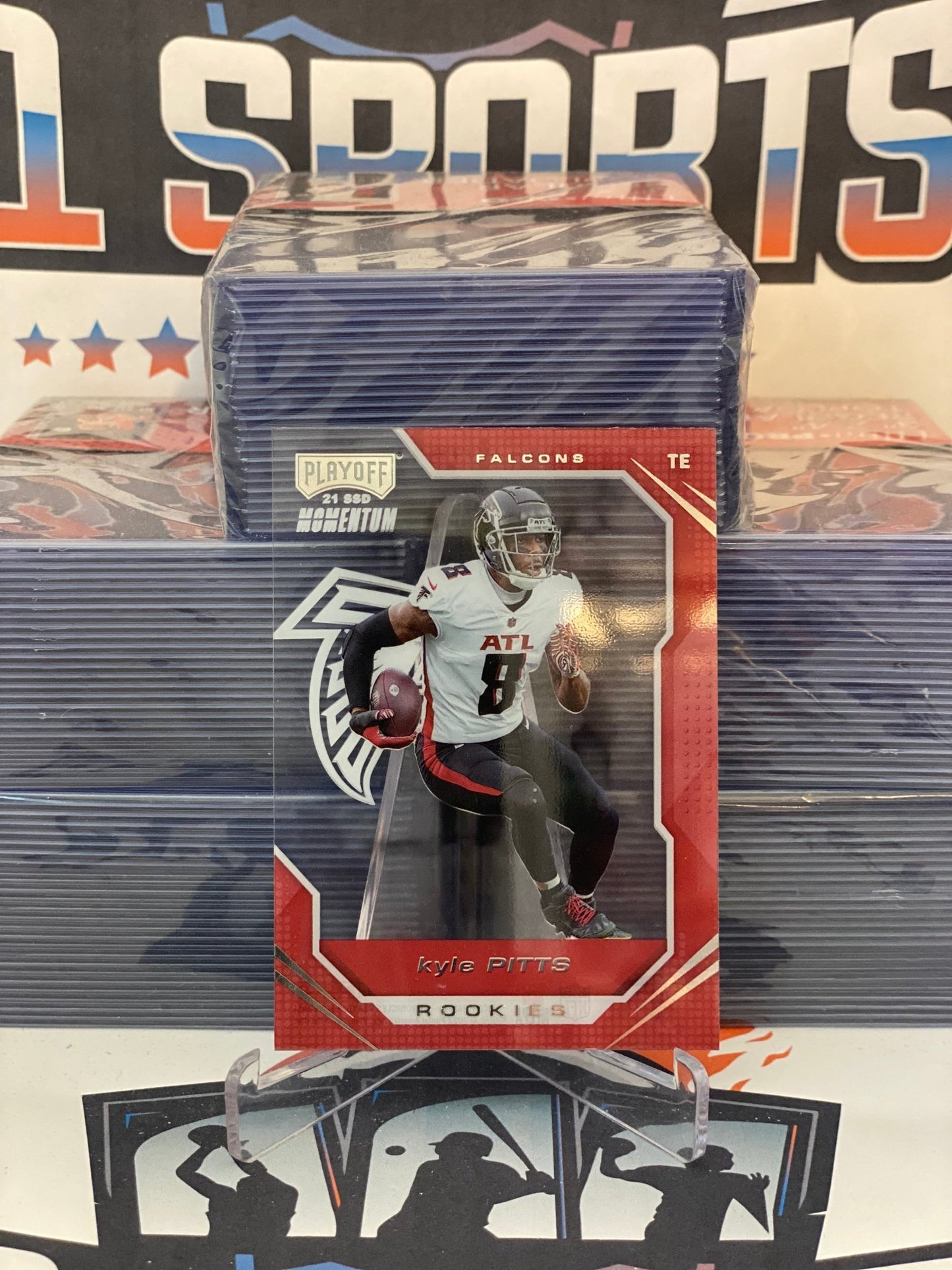 2021 Panini Chronicles (Playoff, Momentum) Kyle Pitts Rookie #PMR-4