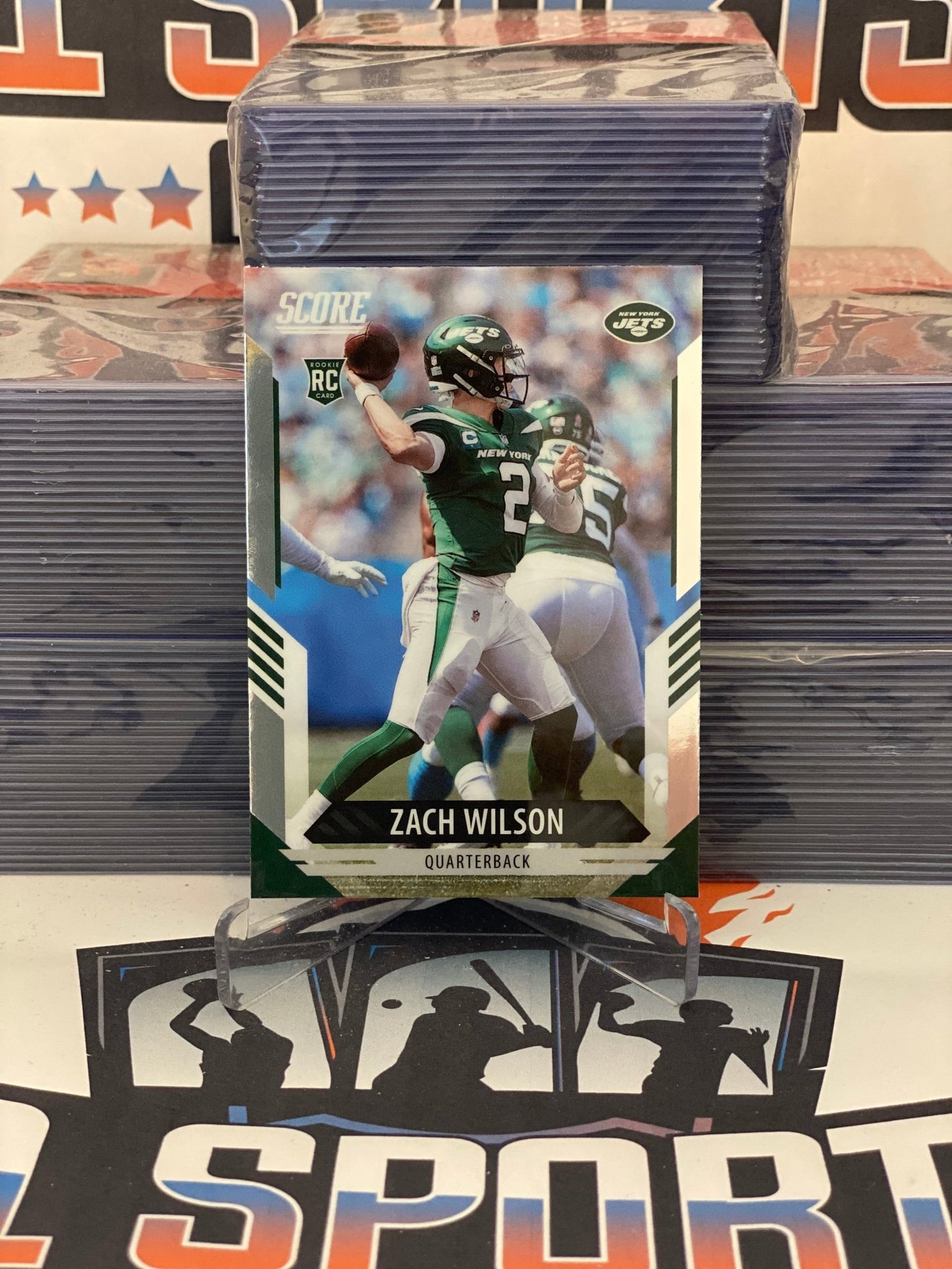 2021 Panini Chronicles (Score) Zach Wilson Rookie #402