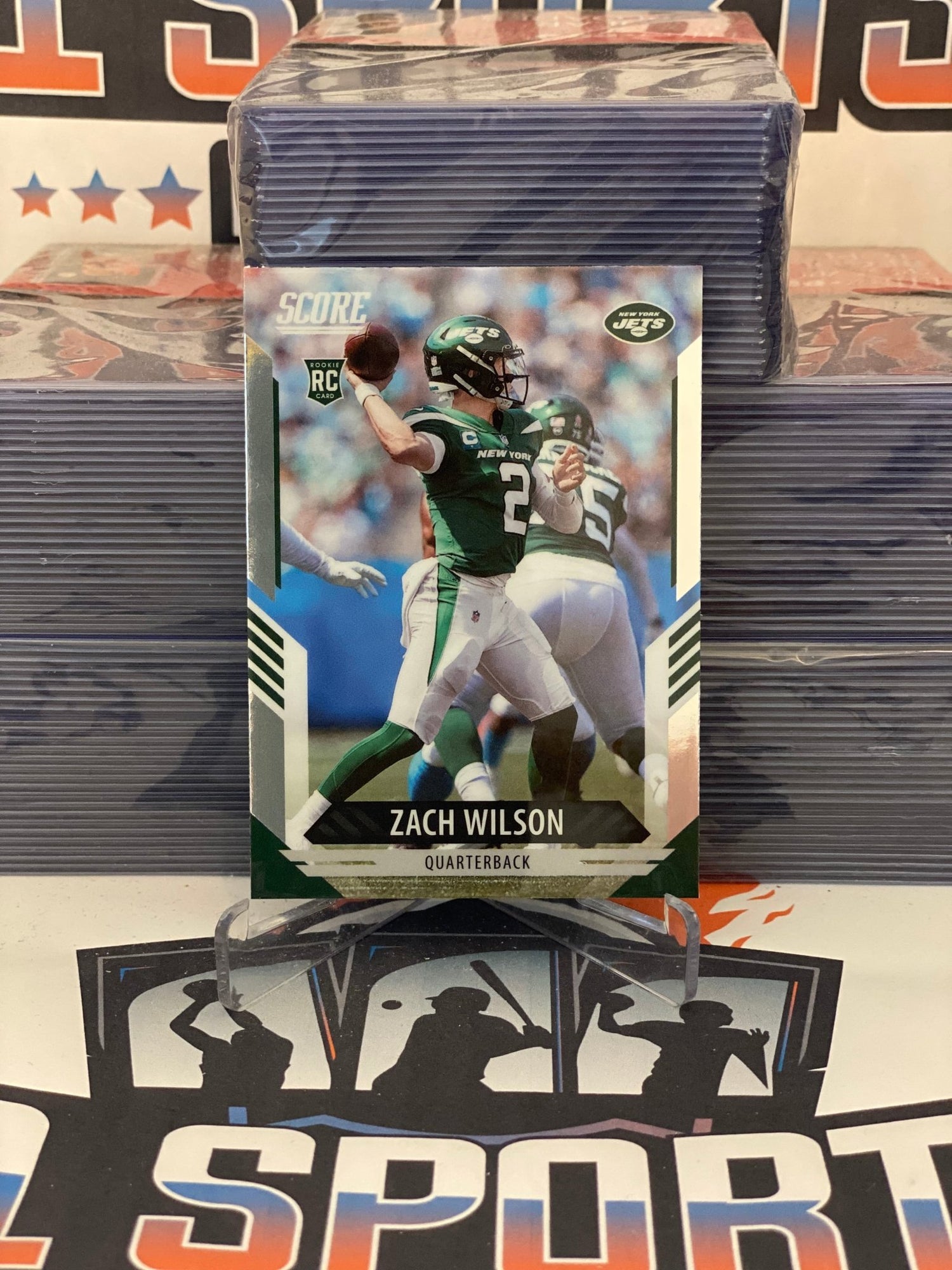 2021 Panini Chronicles (Score) Zach Wilson Rookie #402