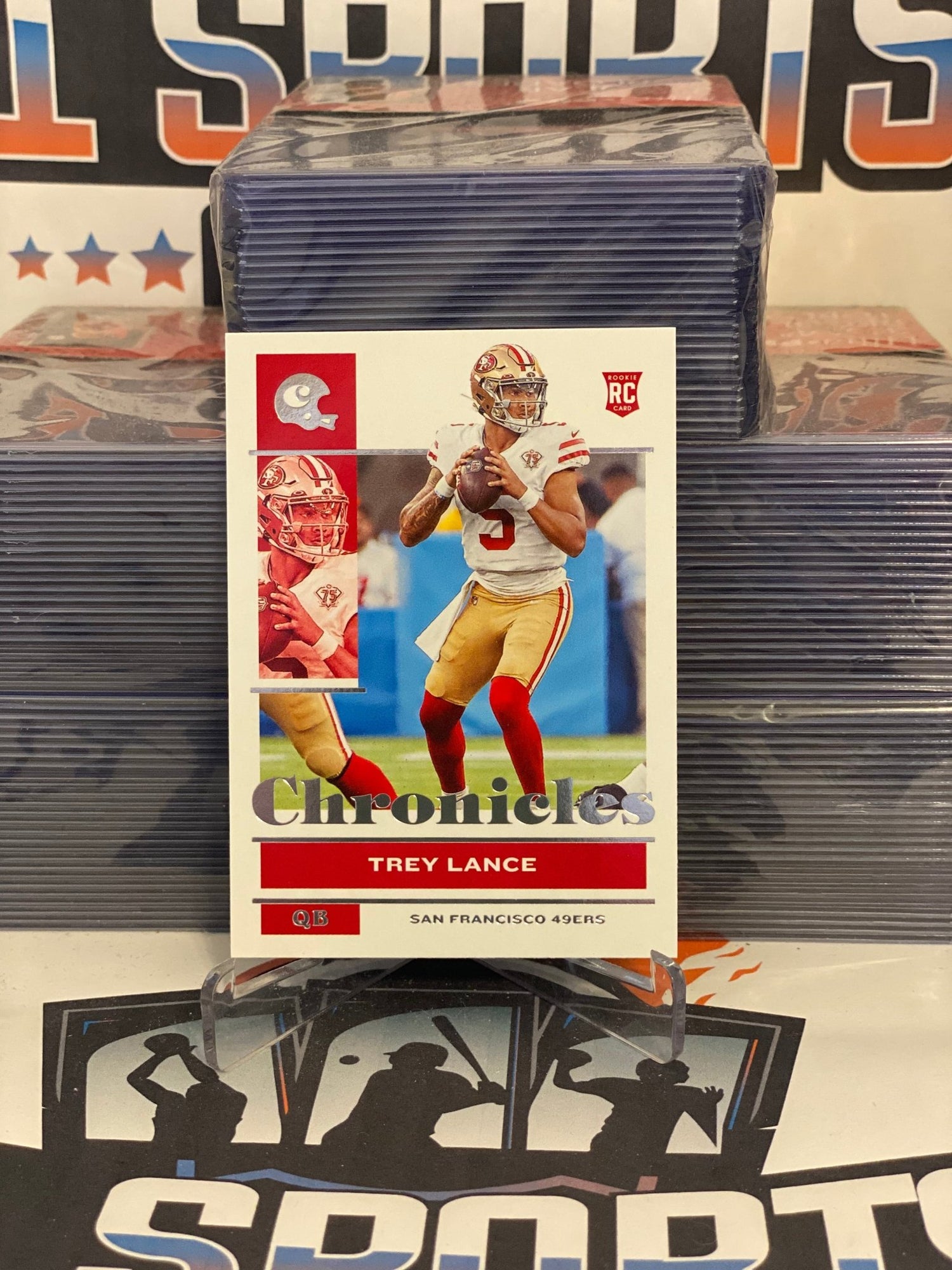 2021 Panini Chronicles Trey Lance Rookie #77