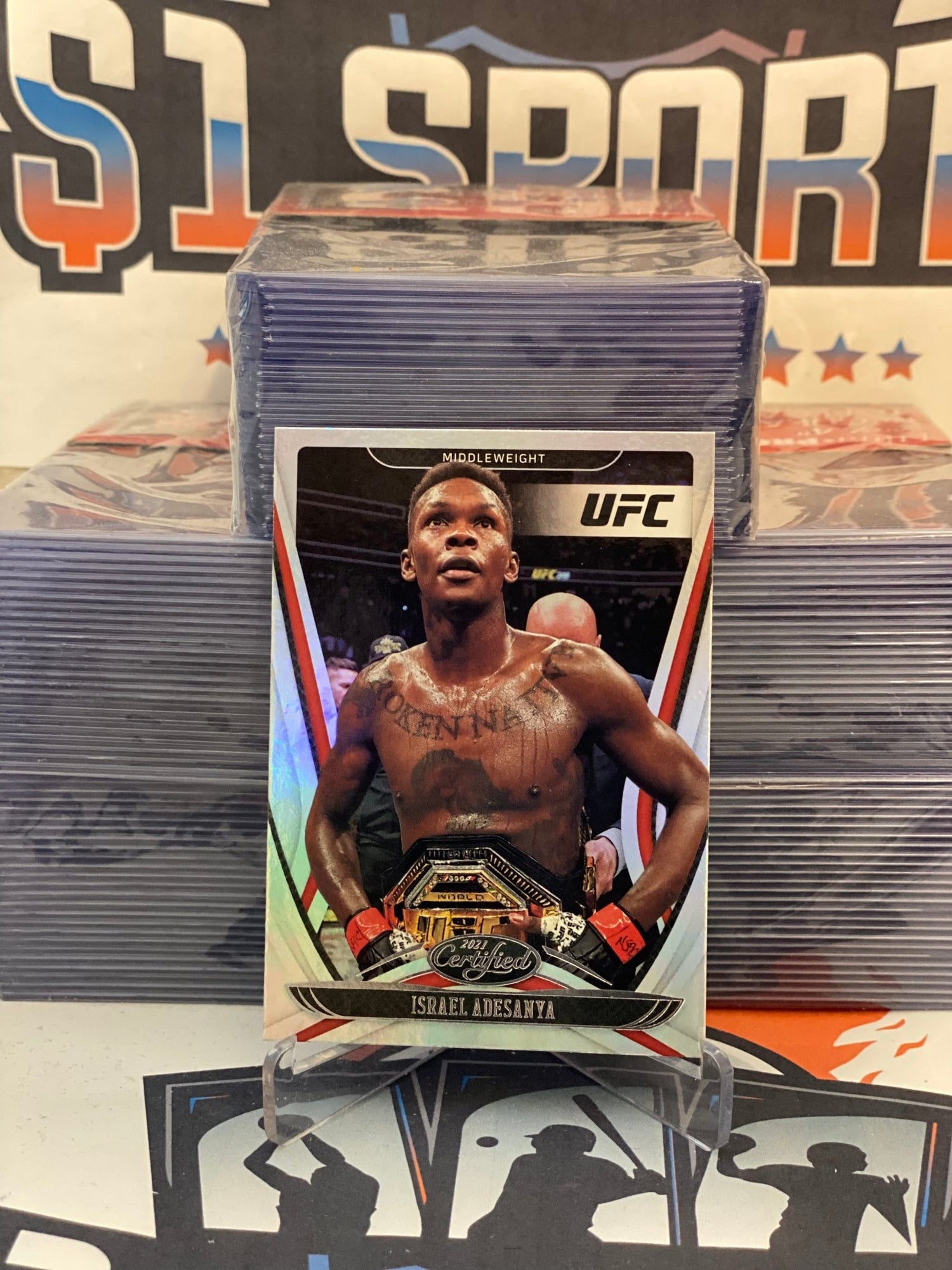 2021 Panini Chronicles UFC (Certified) Israel Adesanya #137