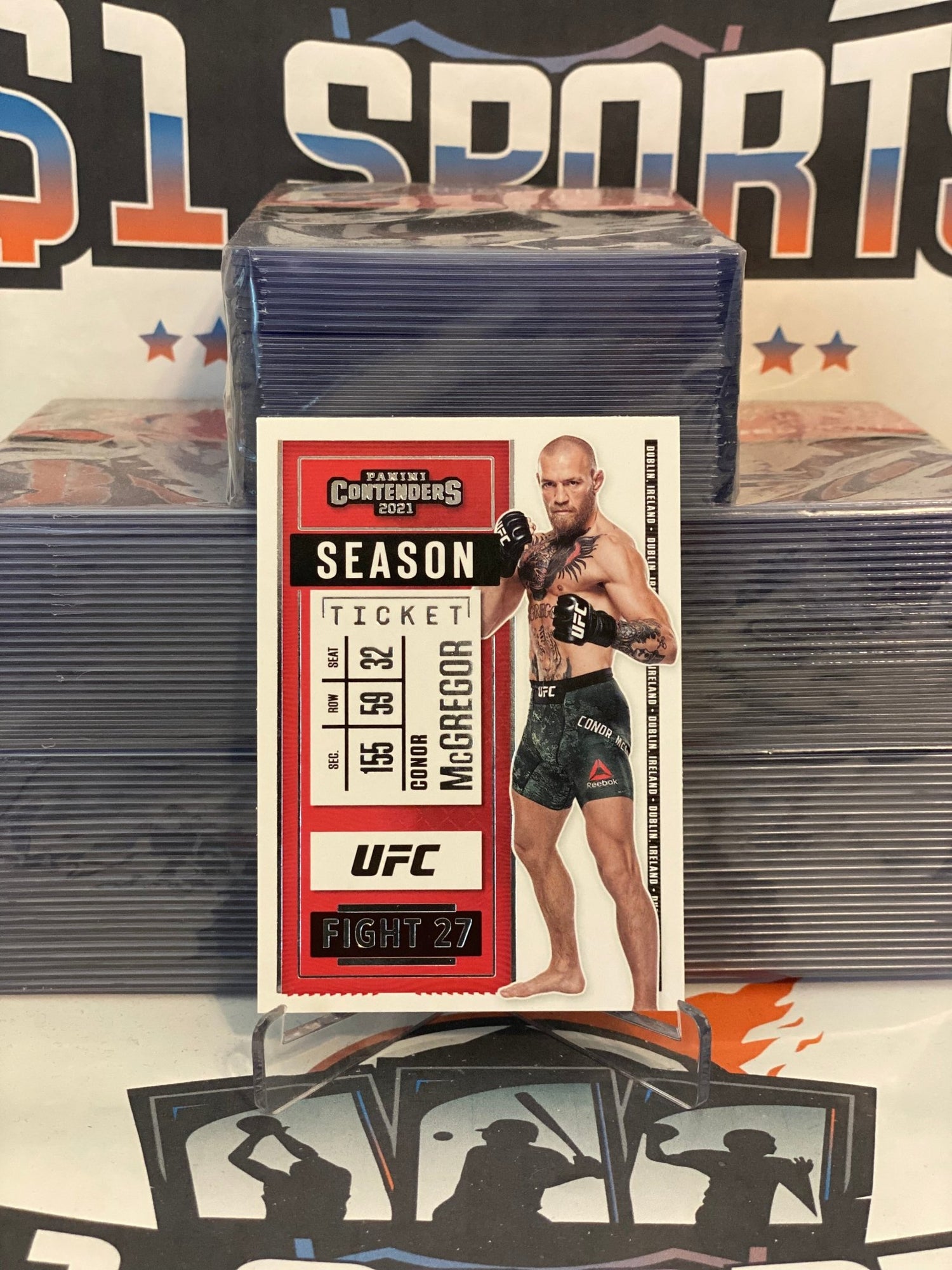 2021 Panini Chronicles UFC (Contenders Season Ticket) Conor McGregor #1