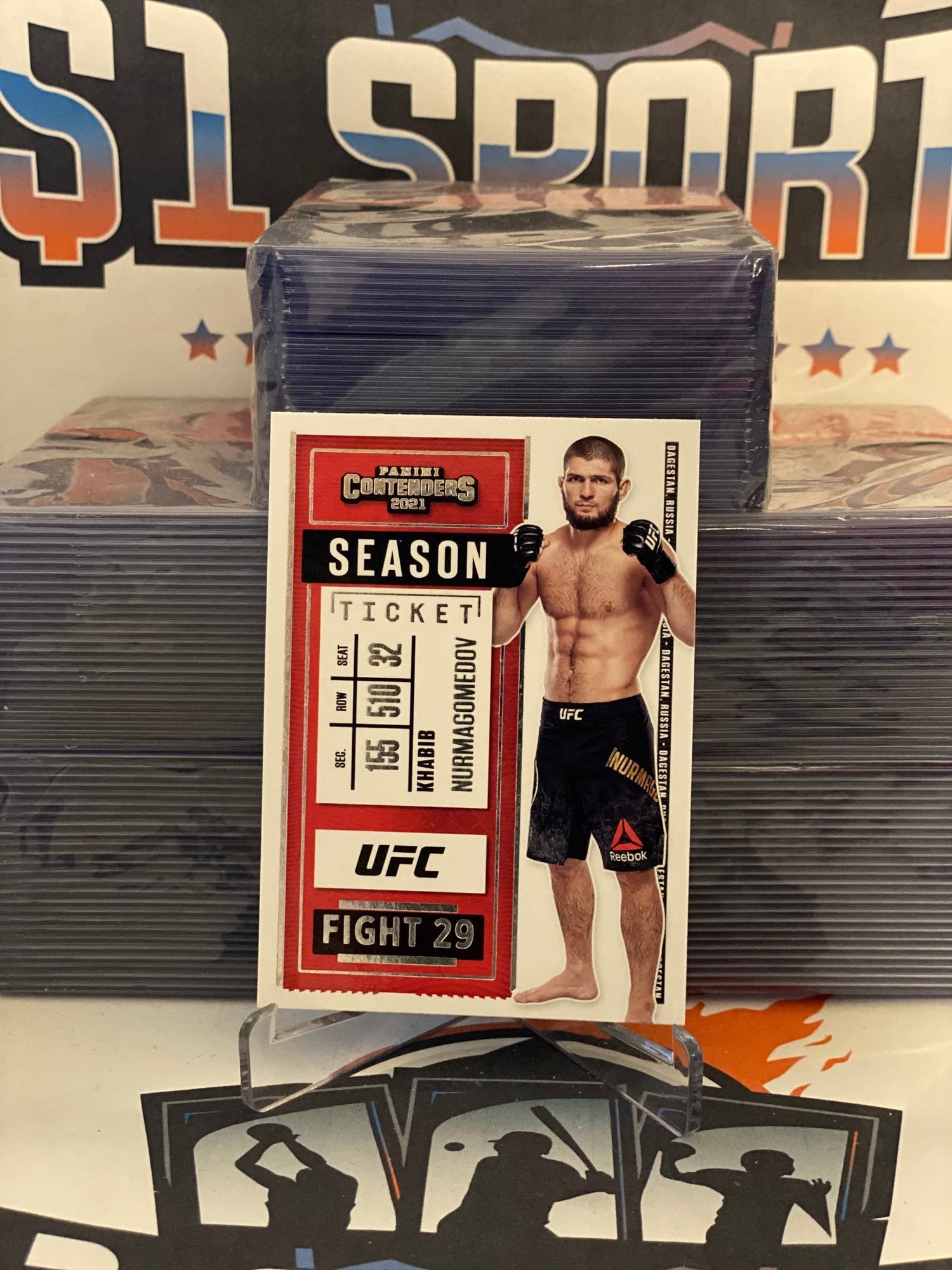 2021 Panini Chronicles UFC (Contenders Season Ticket) Khabib Nurmagomedov #2