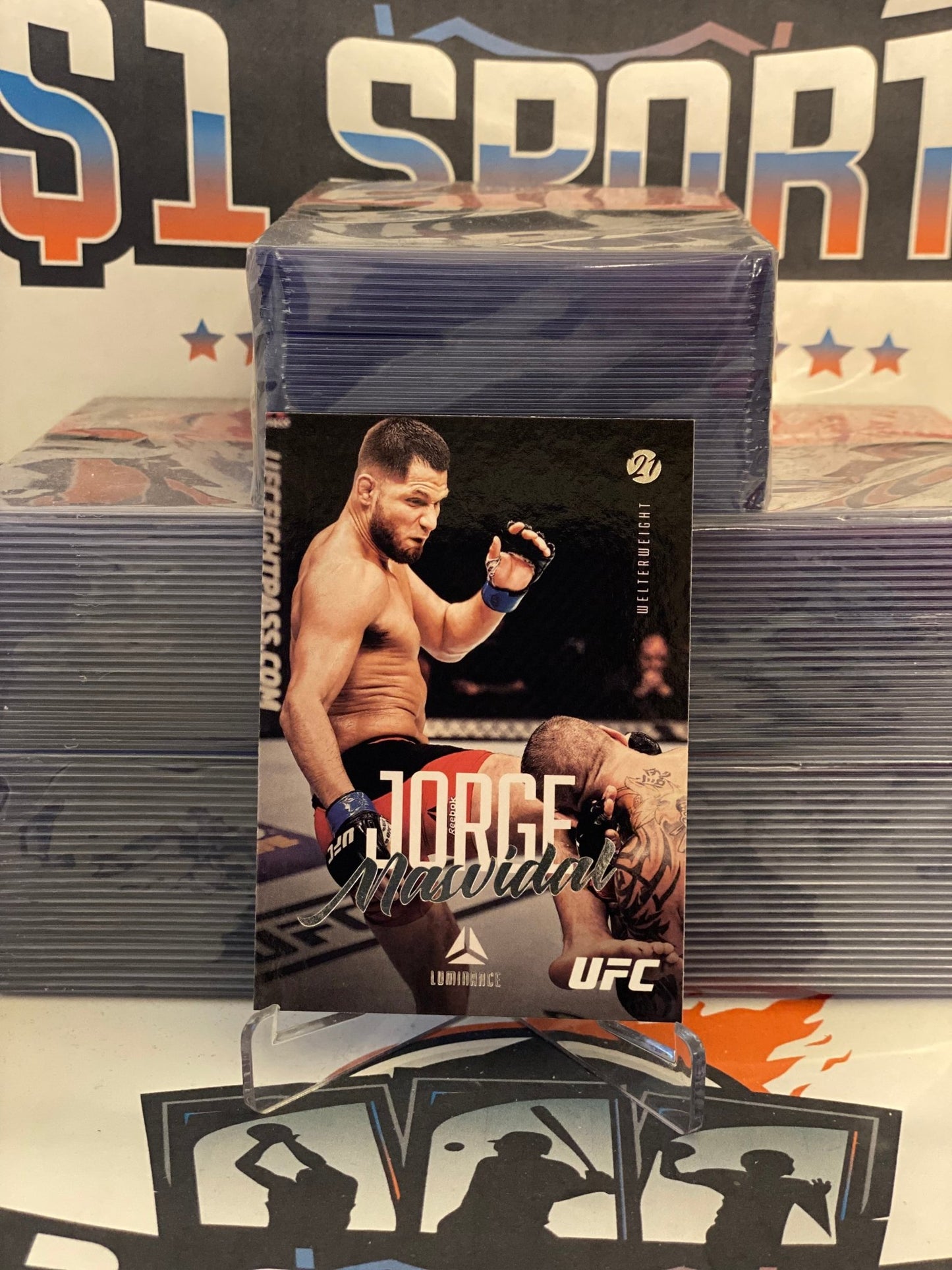 2021 Panini Chronicles UFC (Luminance) Jorge Masvidal #55