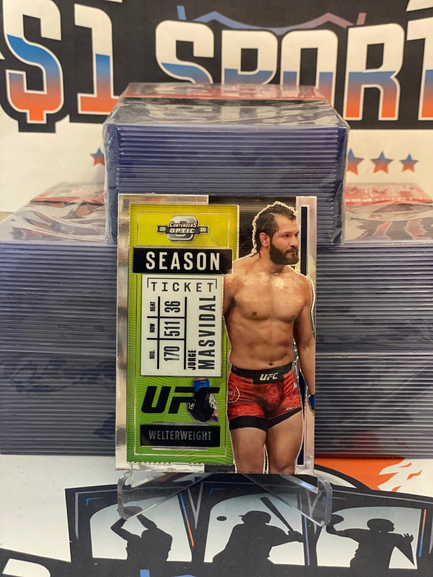 2021 Panini Chronicles UFC (Optic Contenders) Jorge Masvidal #263