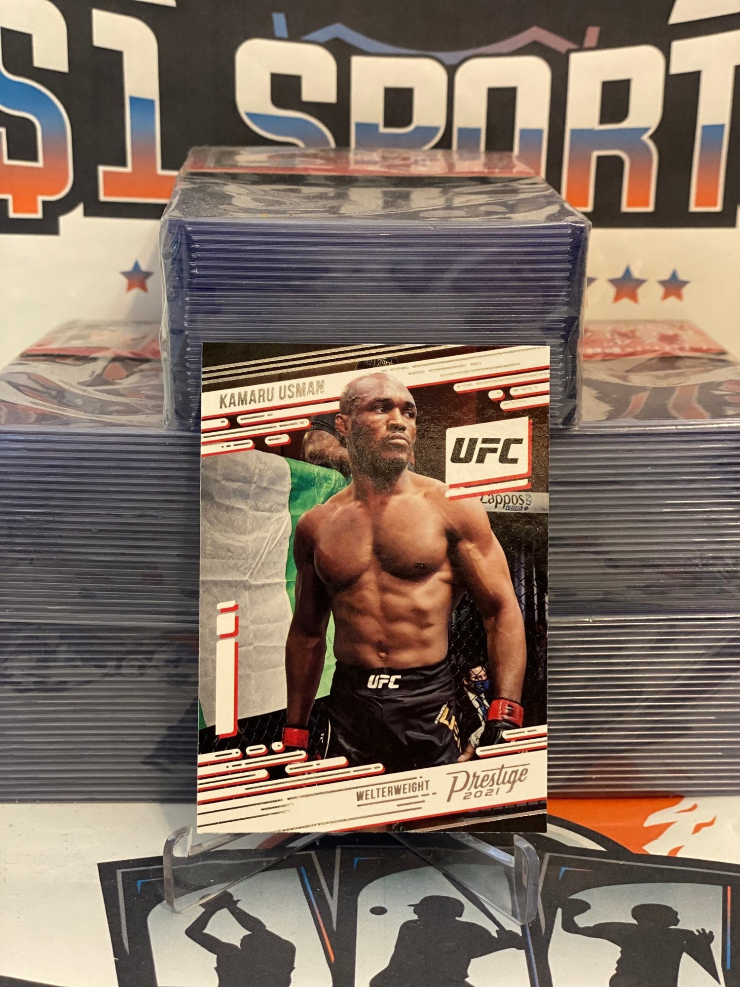 2021 Panini Chronicles UFC (Prestige) Kamaru Usman #80