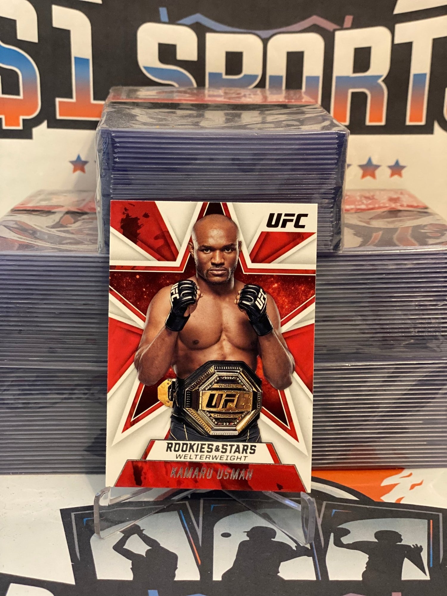 2021 Panini Chronicles UFC (Rookies & Stars) Kamaru Usman #86