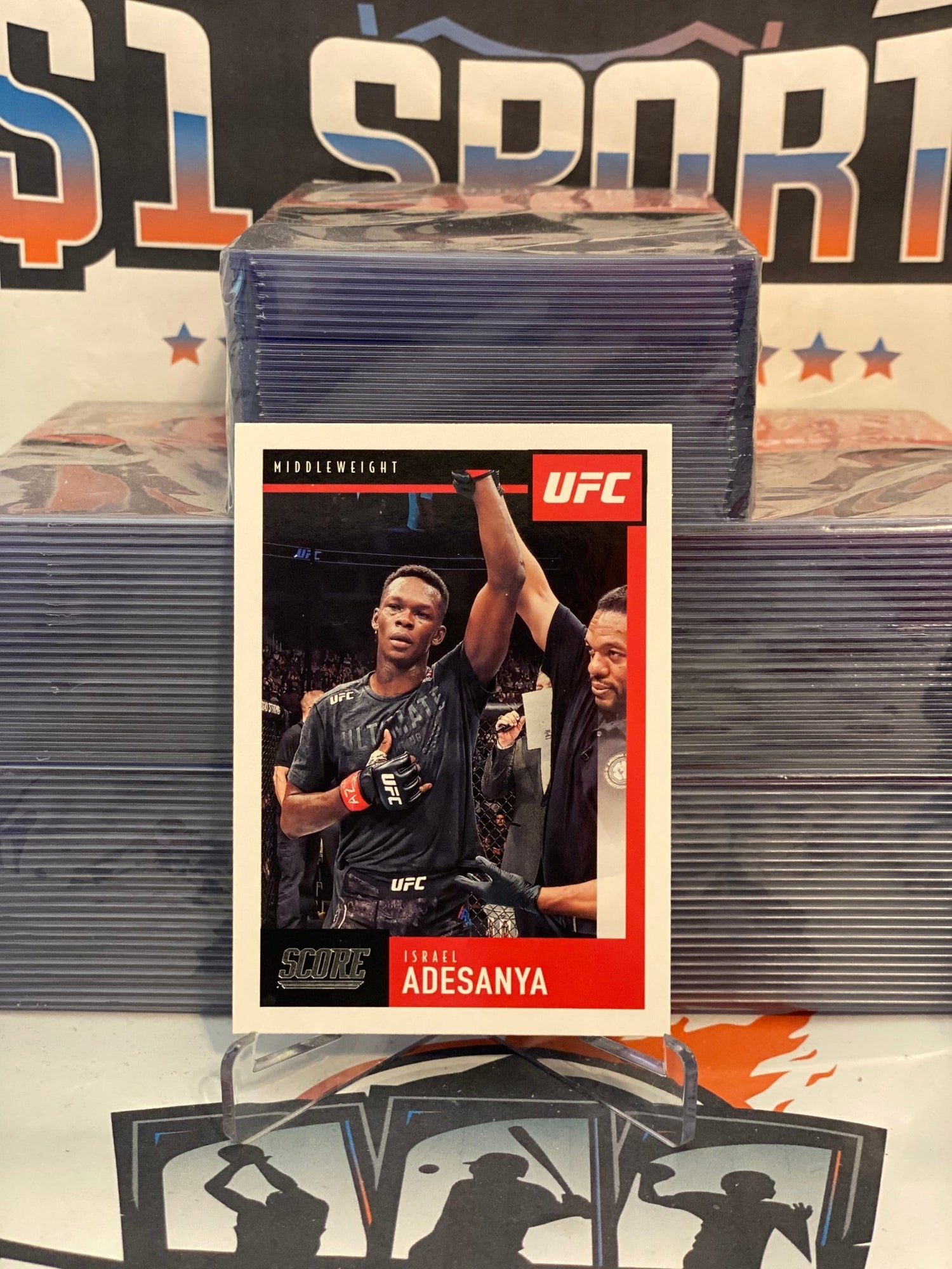 2021 Panini Chronicles UFC (Score) Israel Adesanya #94