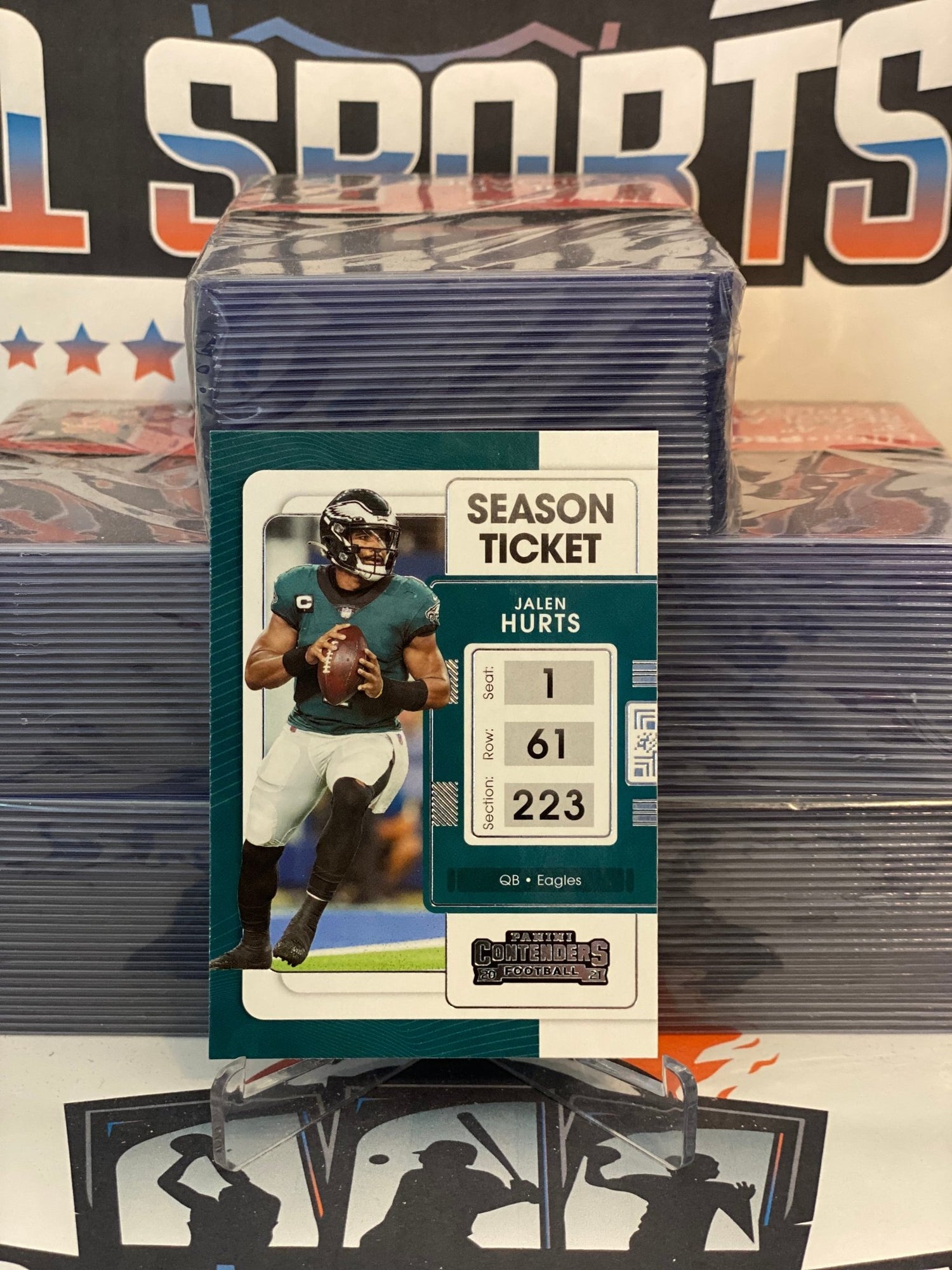 2021 Panini Contenders Season Ticket Jalen Hurts #79 Philadelphia Eagl –  ARD Sports Memorabilia