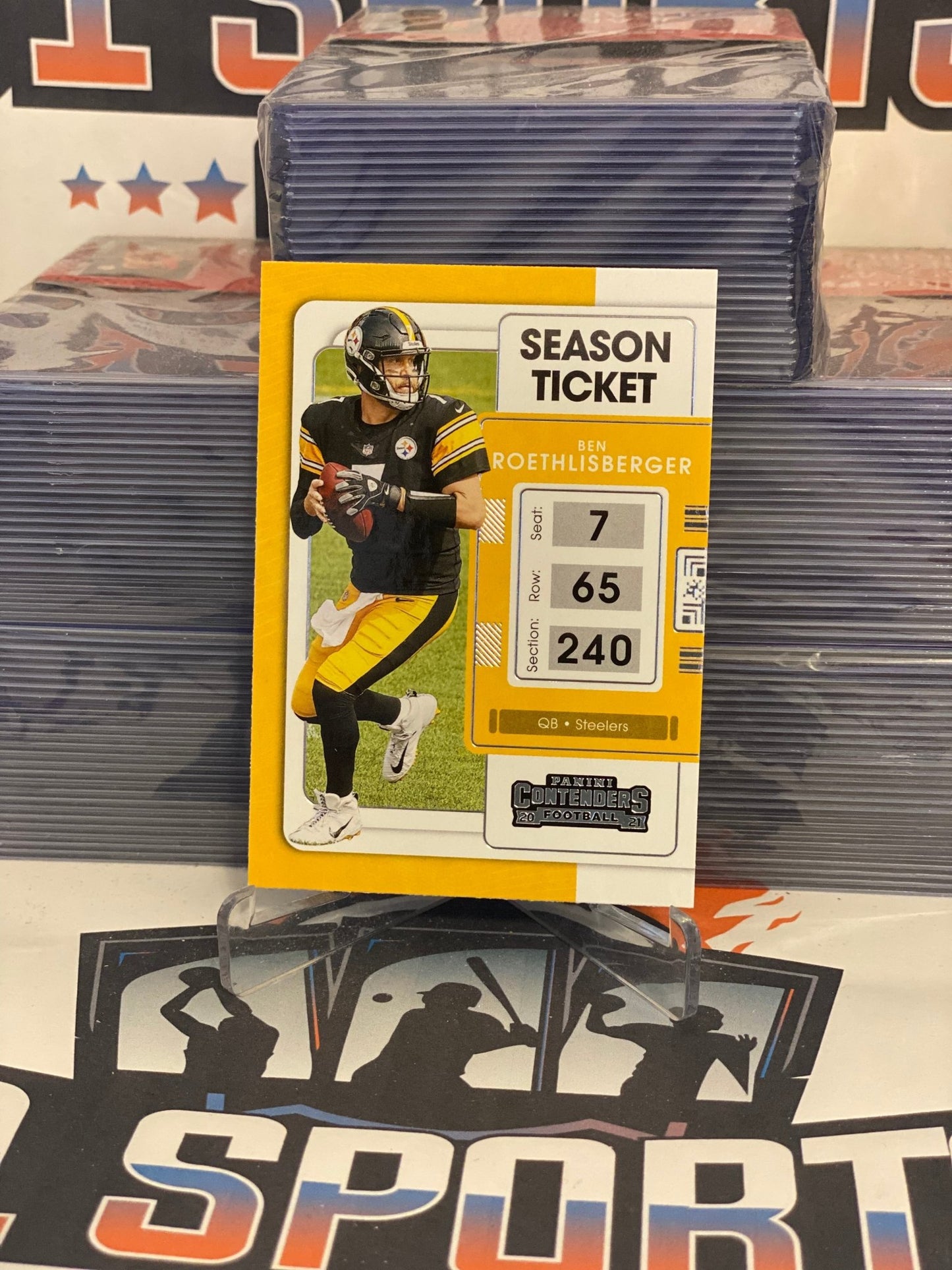 2021 Panini Contenders Ben Roethlisberger #82